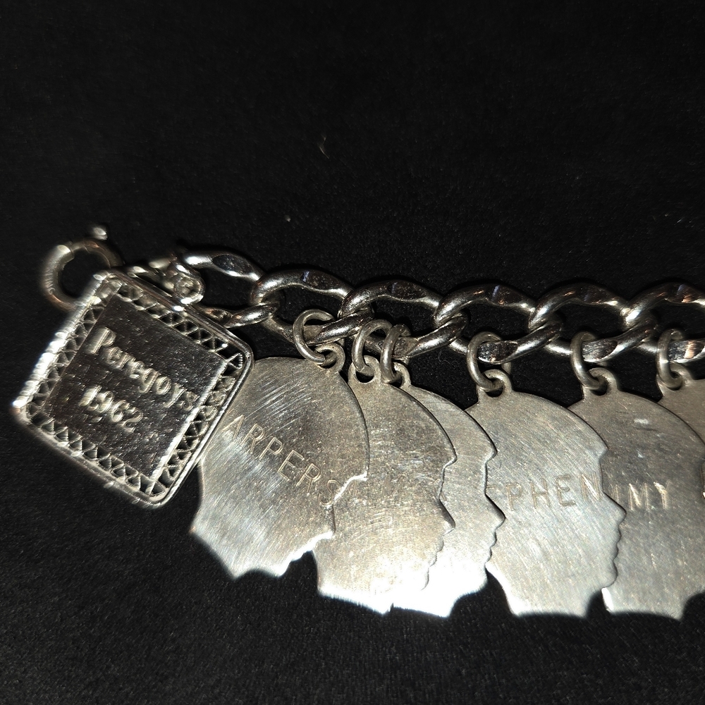 Leonore Doskow Handmade Sterling Charm Bracelet - Incredible Vintage! - Picture 2 of 16